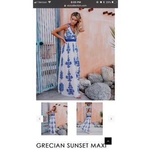 VICI GRECIAN SUNSET MAXI DRESSY